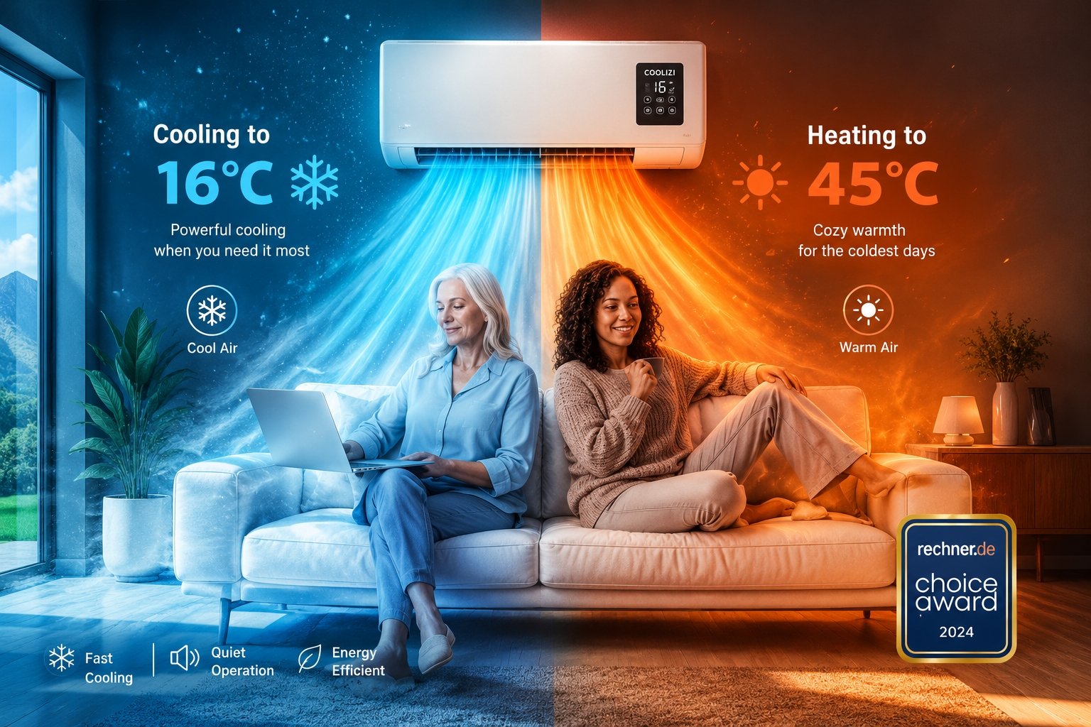 Coolizi Home - Climatiseur mural